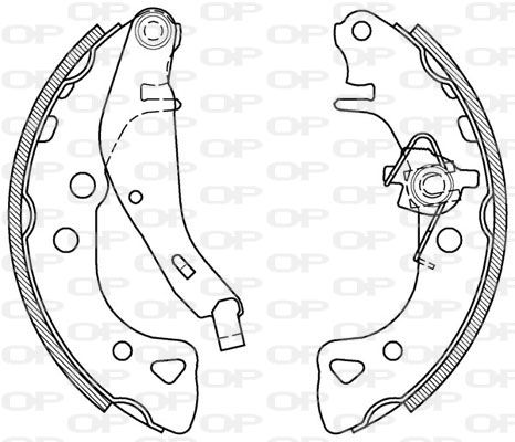 OPEN PARTS Jarrukenkäsarja BSA2061.00